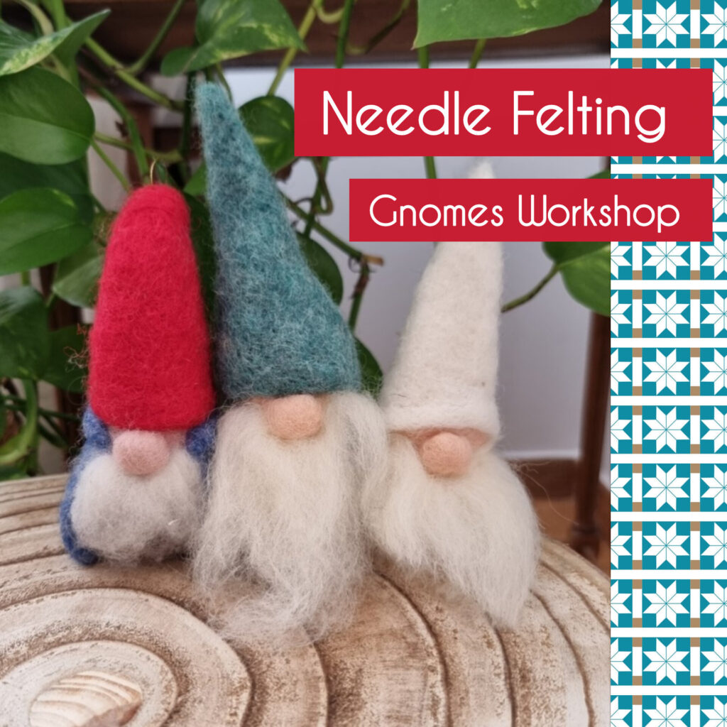 Neddle Felting Gnomes